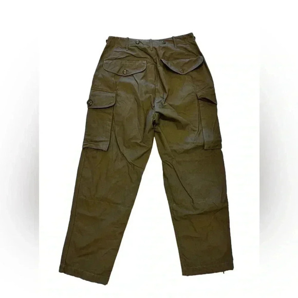 Peerless Vintage Combat  Military Trousers March 1963 Army Green Size 5 - Picture 2 of 9